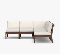 Chatham Mahogany 5-Piece Armless Sectional