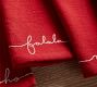Holiday Sentiment Organic Cotton Napkins - Set of 4