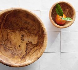 Olive Wood Snack Bowl