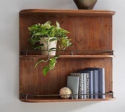 Pierce Wall-Mounted Entertaining Shelf