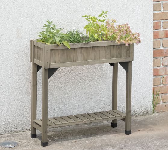 Pottery Barn Cedar Herb Garden Bed - Thumbnail 5