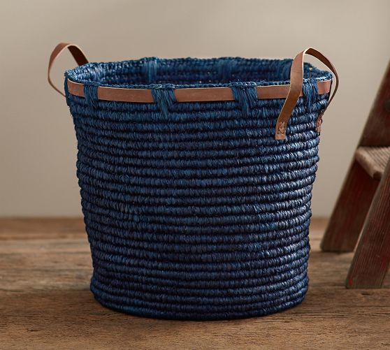 Dyed Sisal Tote Baskets