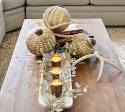 Oxidized Gold Ornament Collection