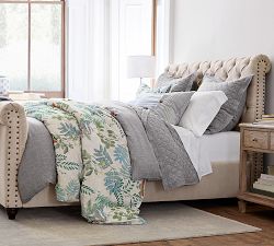 Victoria Botanical Print Duvet Cover &amp; Shams