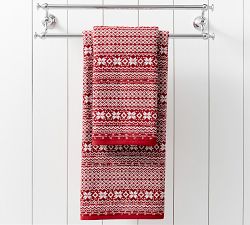 Fair Isle Jacquard Towel
