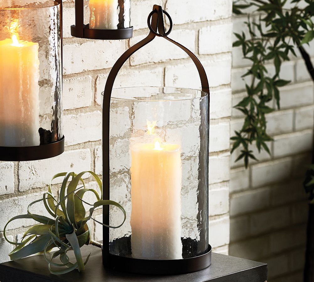 Hammered Glass Sconce by Pottery Barn