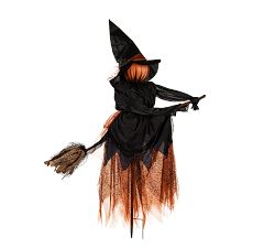 Lit Witches on Brooms, Set of 3