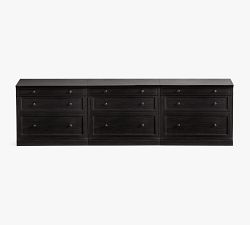 Livingston Media Console with File Cabinets (105")