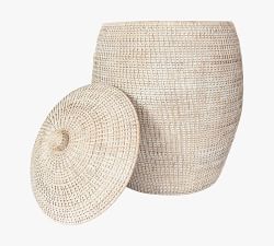 Tava Rattan Beehive Laundry Hamper with Lid