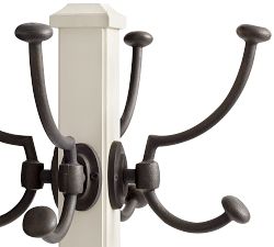 Aubrey White Coat Rack, Dutch White