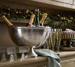 Holiday Tree Glass Place Card Holders - Set of 4