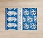 Regan Block Print Reversible Cotton Placemats - Set of 4