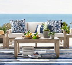 Sunbrella® Delphi Ikat Outdoor Pillow