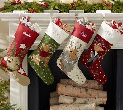 Crewel Stocking - Dasher