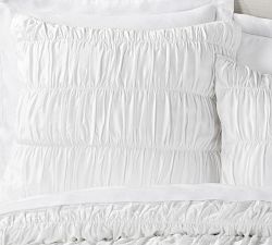 Ruched TENCEL™ Sham
