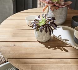 Tulum Acacia Round Outdoor Dining Table (48")
