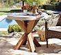 Abbott Concrete &amp; Acacia Round Outdoor Bistro Table (36")