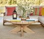 Modern Farmhouse Round Outdoor Coffee Table (40")