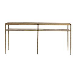 Naini Metal Console Table (68.5")