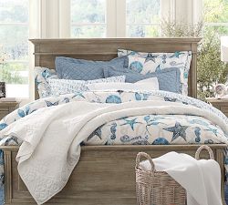 Seahorse Print Percale Sheet Set