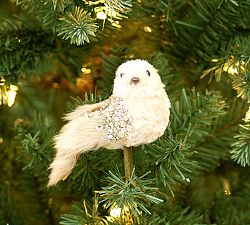 Fuzzy Bird Ornament