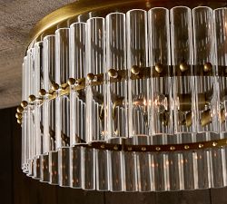 Mallory Crystal Flush Mount (18")