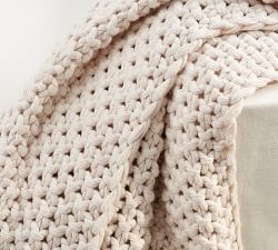 Open Box: Bayside Seed Stitch Throw Blanket