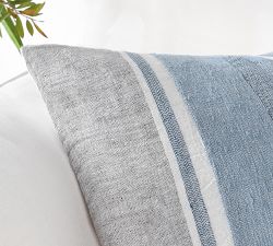 Cayce Linen Striped Pillow Cover