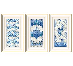 Nouvea Floral Pattern Framed Prints