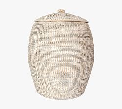 Tava Rattan Beehive Laundry Hamper with Lid