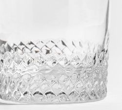 Diamond Cut Decanter And Glasses