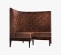 Hayworth High Back Leather Banquette