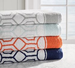 Nova Jacquard Quick-Dry Bath Towel