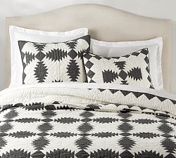 Tallie Geo Print Cotton Quilt &amp; Shams