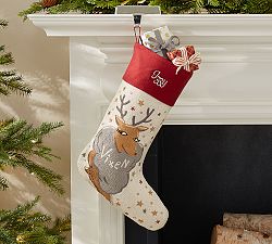 Crewel Stocking - Vixen