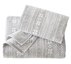 Fair Isle Jacquard Towel