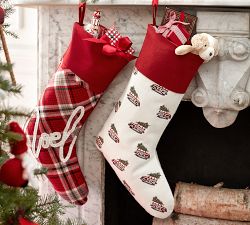 Noel Plaid Nostalgic Stocking