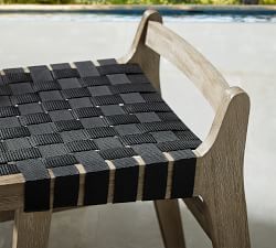 Abbott Acacia Woven Outdoor Counter Stool