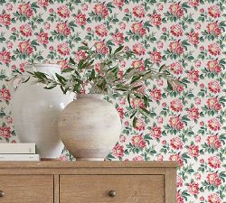 Peony Printed Wallpaper