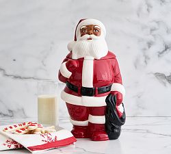Santa Claus Shaped Cookie Jar