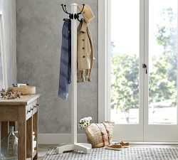 Aubrey White Coat Rack, Dutch White
