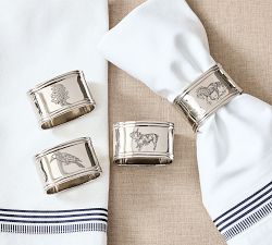 Brandon Maxwell Madison Grosgrain  Napkins - Set of 4