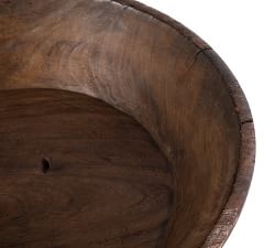 Found Reclaimed Wood Bowl