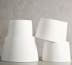Gallery Textured Linen Tapered Lamp Shade (14"-20")