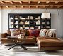 Jake Leather Sectional Ottoman