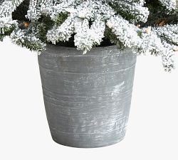 Lit Long Vermont Pine Artificial Christmas Tree