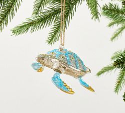 Sparkly Turtle Ornament