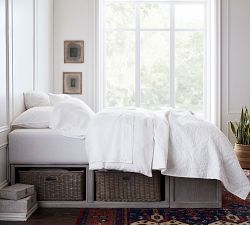 Stratton Storage Platform Bed with Baskets