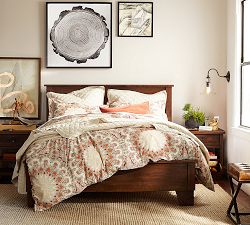 Copper Leaf Cosmo Framed Print by Tina Pressler