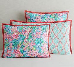 Lilly Pulitzer Fan Sea Pants Reversible Sham